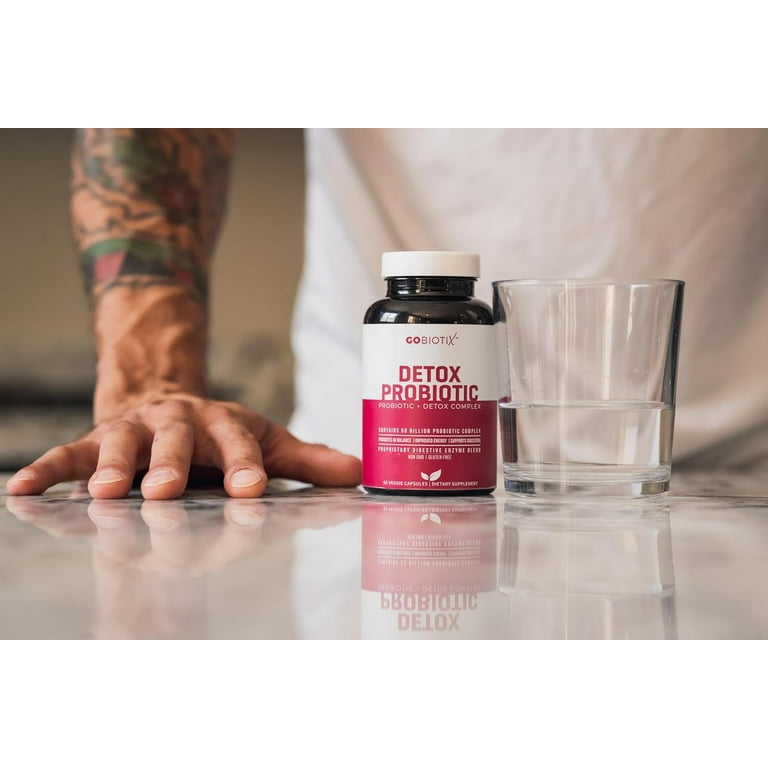 GoBiotix Detox Probiotic with Digestive Enzymes, Supports Gut and