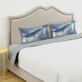 thumbnail image 3 of Yayeee Pillowcase King Size Set of 2 Satin Wrinkle Resistant Pillow Case, Night Floating Whale, 3 of 7