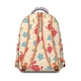 thumbnail image 2 of Ocean Sea Life Crab Backpack for Student Waterproof Durable Composite Oxford Cloth with Colorful Nautical Crab Print, Comfortable Adjustable Straps, Perfect for Beach and Outdoor Use, 2 of 6
