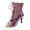 Purple, variant on Women's Glitter Open Toe Stiletto Ankle Strap Fashion Dance High Heel Sandals