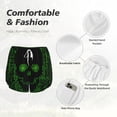 thumbnail image 6 of Lsque Numbers Skull Printed Women's Running Shorts with Liner Pockets,Elastic Quick Dry Workout Athletic Gym Yoga Shorts,Womens High Waist Shorts-XX-Large, 6 of 9