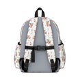 thumbnail image 3 of Highland Cow and Flower Print Cute School Backpack with Padded Back and Adjustable Shoulder Straps 13.4"x11"x4.7", 3 of 5
