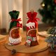 thumbnail image 5 of ¡Ahorra Hoy!, Nuevo juego de botellas de vino con decoración navideña, hombre de jengibre, bolsa de vino tinto, juego de vino para hombre, adorno de decoración navideña Akmoler, 5 of 7