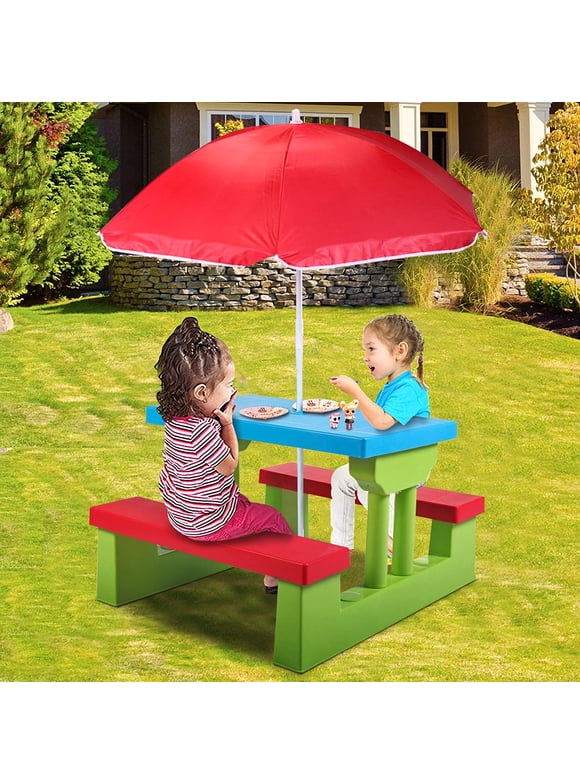 Kid's Picnic Tables in Outdoor Play - Walmart.com