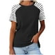 thumbnail image 1 of Camisetas de Manga Corta para las Mujeres a Cuadros Impreso Botón Casual Camiseta, Camisetas de Mujer Casual para Primavera Verano, 1 of 3