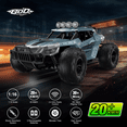 thumbnail image 5 of AUOSHI 1:16 RC Car for Kids & Adults, 15MPH Fast Off-Road Remote Control Truck, Up to 50 Min Playtime, 2.4GHz, 2 Rechargeable Batteries, 80m Range, Oversized Tires, All-Terrain, Blue, 5 of 10