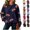 Navy, variant on Clossjun Football Print Sweatshirts for Women Oversized Crewneck Game Day Hoodies Casual Loose Fit Pullover Tops for Vacation L