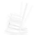 thumbnail image 5 of Tcbosik Rocking Chair, Weather Resistant Wood Rocking Chair for Adults, Smooth Rocker for Indoor and Outdoor, White, 5 of 10
