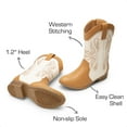 thumbnail image 6 of Dream Pairs Girls' Cowgirl Cowboy Western Boots Mid-Calf Riding Shoes for Kids & Tweens, 6 of 6