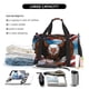 thumbnail image 5 of Easygdp Cartoon Bald Eagle USA Bolsa de Gimnasio, Bolsa de Viaje Duffel, Bolsa de Fin de Semana con Compartimentos, Bolsa de Mano para Noche, 5 of 7