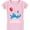 Pink, variant on Birthday Girl Shark Shirt Funny Birthday Gift Infant Girls' Fitted T-Shirt 5T Chill Blue