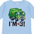 thumbnail image 4 of Inktastic 3rd Birthday Garbage Truck Party Boys Long Sleeve Toddler T-Shirt, 4 of 5