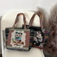 thumbnail image 4 of Bolso de hombro para mujer, bolso de mano de moda, bolso de compras para viajes, fiestas, regalos para damas F-Elefante Blanco Negro, 4 of 4