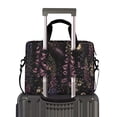 thumbnail image 2 of FORMRS 16" Laptop Bag Carrying Sleeve Case with Handle Travel Shoulder Briefcase, Dark Gothic Floral, 2 of 8
