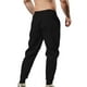 thumbnail image 4 of Pantalones largos para hombre, estilo casual, a la moda, con cordón ajustable en la cintura y bolsillos, pantalones deportivos de rayón para hombre., 4 of 6