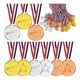 thumbnail image 1 of 100 Piezas de PláStico para NiñOs Medallas Plata Bronce Fiestas, Juegos, Deportes, 1 of 5