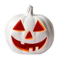 thumbnail image 2 of Automatic LED Pumpkin Decoration, Weather Resistant Outdoor Halloween Jack O Lantern, Battery Operated Light Up Pumpkin Lantern for Courtyard Porch Garden Indoor Outdoor Fall Decor, 2 of 5