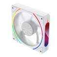 thumbnail image 3 of Ventilador ARGB de 120 mm, 5 V, 3 pines, PWM, silencioso, para PC de escritorio, color blanco, 3 of 7