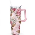 thumbnail image 2 of Modern Oil Painting 40 Oz Tumbler with Handle Lid and Straw, Stainless Steel Double Walled Vacuum Insulated Cup, Cute Birthday Gifts Tumbler for Women Men Friends, 2 of 7