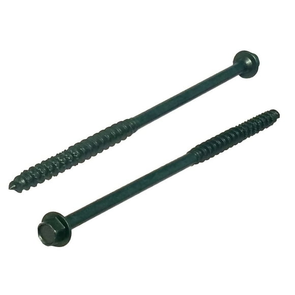8" Hex Head Construction Lag & Timber Screws (Pack of 12)