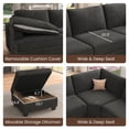 Nolany Reversible Oversized Sofa Sectionals Corner Sofa Couch Sets for