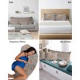 thumbnail image 6 of Vintage Blue Pillow Covers King Size, Ethnic Middle Century Geometric Abstract Soft Bed Throw Pillowcases Breathable Cooling Long Lumbar Body Pillow Sham Cover for Bed Sofa 20''x40'', 6 of 7
