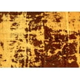 thumbnail image 1 of Ahgly Company Machine Washable Indoor Rectangle Abstract Yellow Modern Area Rugs, 2' x 5', 1 of 4