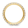 thumbnail image 2 of 14k 1 carat Lab Grown Diamond VS/SI+ G+ Size 7 Shared Prong Eternity Band, 2 of 6