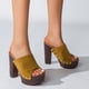 thumbnail image 5 of Nuevas sandalias de mujer cómodas de suela gruesa de tacón alto de boca de pescado Wmkox8yii  hfjk3625, 5 of 6