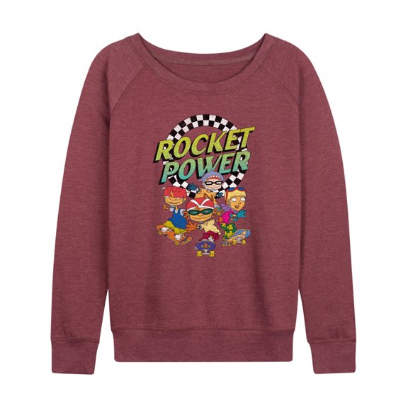 Rocket Power - Finish Line - Women's Lightweight French Terry Long Sleeve Shirt