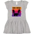 thumbnail image 3 of Inktastic San Diego California Sunset Girls Baby Dress, 3 of 5