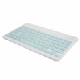 thumbnail image 3 of Keyboard,  Keycaps Typewriter, 10 Inch Keyboards, Metal Texture Panel, Aluminum Alloy Back Cover, for Smartphones Tablets Laptops Desktop Computers, 3 of 7