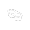 Genuine OE Mazda Cup Holder - BHN9-88-2B7-2A