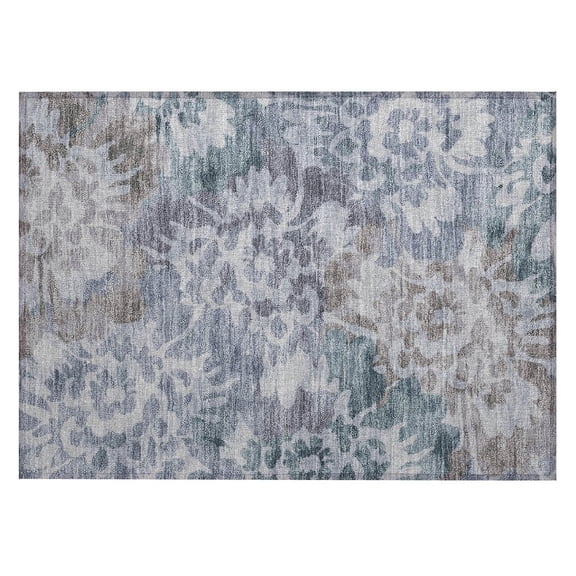 Dalyn Rugs Machine Washable Indoor/Outdoor Chantille ACN2028 Blue 1'8" x 2'6" Rug