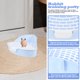 thumbnail image 4 of KAKOWELY Rabbit Training Potty De Plástico Azul Con Desmontable Y Doble Gancho Para Fácil Uso, 4 of 6