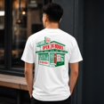 thumbnail image 3 of Smartprints Open 24 Hours Convenience Store Men's T-Shirt White, Cotton, S, 3 of 4
