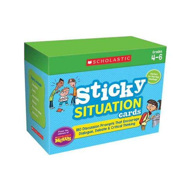 Scholastic Teaching Resources SC-716847 Sticky Situation Card, Multi Color