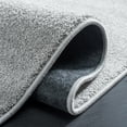 thumbnail image 5 of SAFAVIEH Pattern And Solid Carleen Solid Area Rug, Light Grey, 3'3" x 5'3", 5 of 8