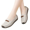 thumbnail image 3 of ZTTD Slip On Women Comfort Walking Hollow Out Flat Loafers Casual Shoes Driving Loafers Walking Shoes for Women, 3 of 6