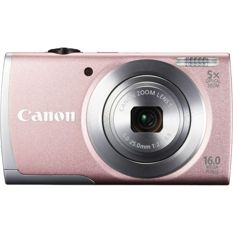 Canon PowerShot A2600 16 Megapixel Compact Camera, Pink