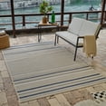 thumbnail image 6 of Rug Branch Maise Modern Abstract Indoor Area Rug, Cream Blue - 6'x9', 6 of 8