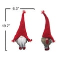 thumbnail image 2 of Admired By Nature  ABN5D008-RD 19.6" Standing Christmas Gnome (Red), 2 of 4