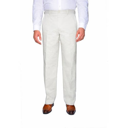GEORGE - George Mens Flat Front Pant - Walmart.com - Walmart.com