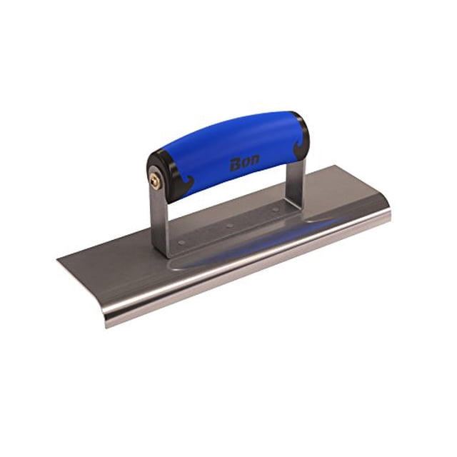 Bon 62-453 9-Inch by 2-1/2-Inch Stainless Steel Concrete Sidewalk Edger with 1/2-Inch Radius and 5/8-Inch Deep Comfort Grip Ha