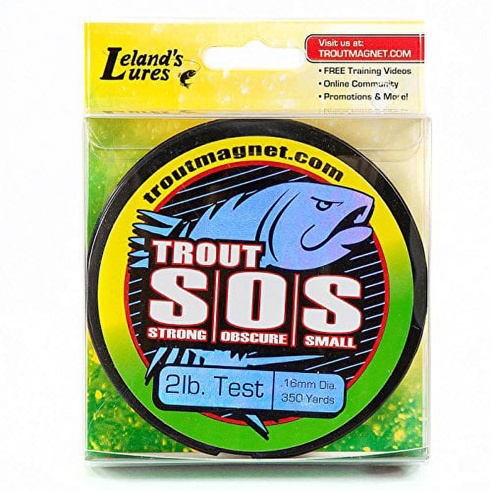 Leland Trout S.O.S. Monofilament Fishing Line 4 Lb photo 2