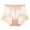 Beige, variant on Seamless High Waisted Thong Panty With Lace Jacquard For Women Underwear See Through Panties