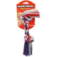 thumbnail image 2 of Mammoth Cloth Rope Bone Dog Toy, Medium 12” – Dental Floss, Chew & Play Toy for All Dogs, Assorted Colors, 2 of 5