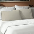 thumbnail image 3 of Color Sense 100% Cotton Percale Pillowcases – Breathable, Lightweight, Hotel-Quality - Cool & Crisp, Beige, King, 3 of 8