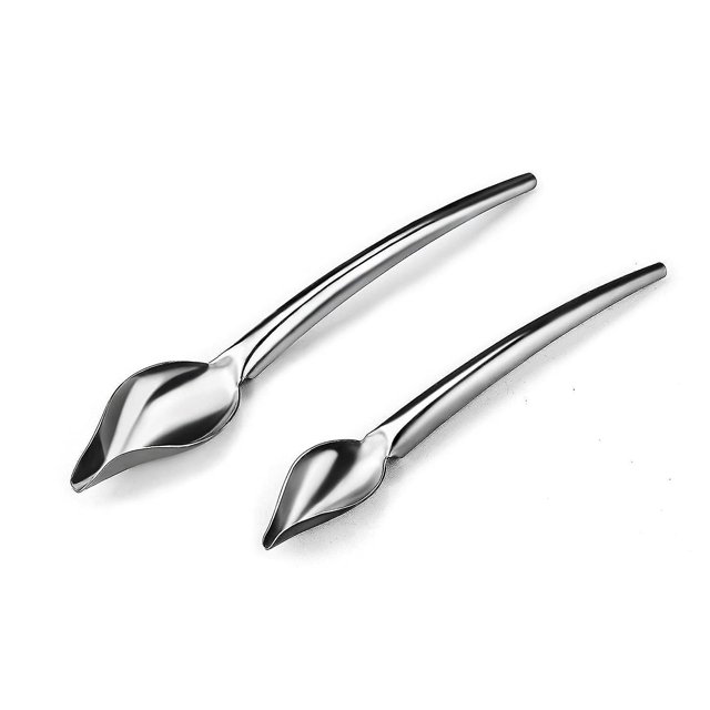 Cuchara Cucharas de dibujo culinario de chef de precisión multiusos, juego de 2