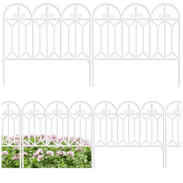 No Dig Metal Fence Panel Garden Edging Border Fence for Animal Barrier Fencing for Flower Bed Yard